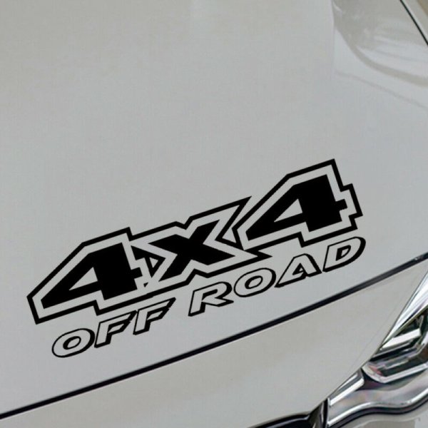 Наклейка 4wd на Митсубиси Аутлендер