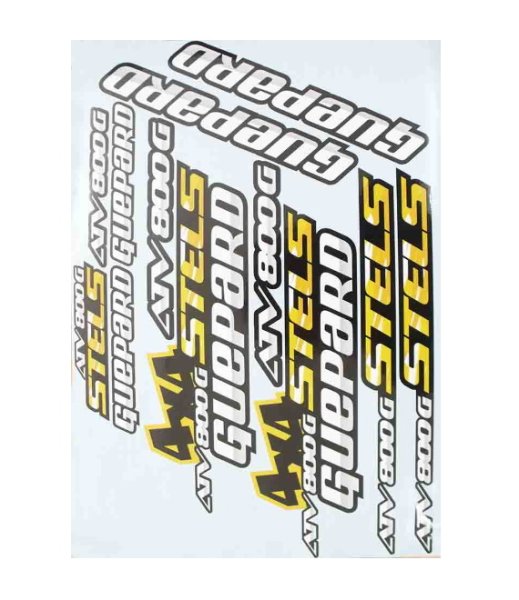 Комплект наклеек на велосипед стелс 800