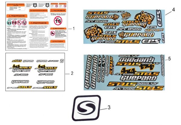 Stels Vortex 50 наклейки
