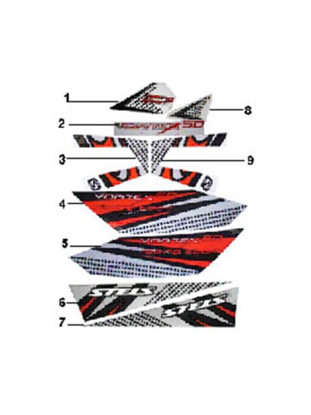 Наклейки стелс 800 gt Max