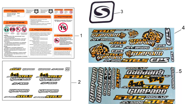 Наклейки стелс динли 700