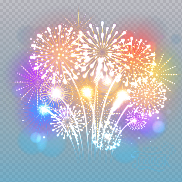 Красивый фейерверк