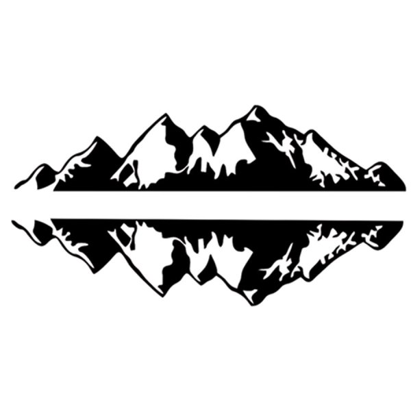 Наклейки на авто горы