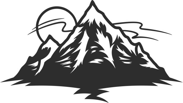 Стикеры для печати горы