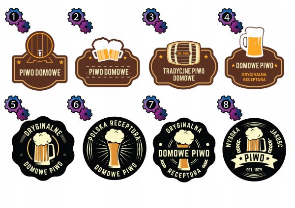 Пивные наклейки