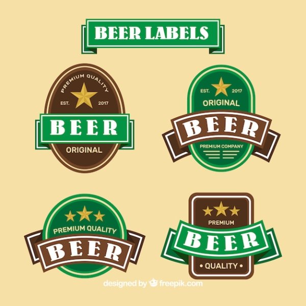Интересные наклей на пиво