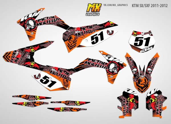Наклейка KTM SX 2015
