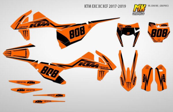 MX Graphics наклейки KTM