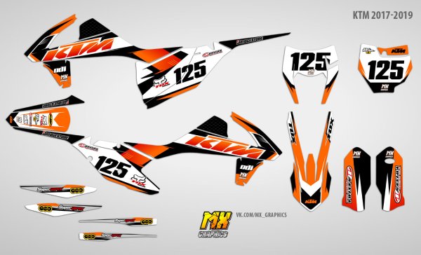 Наклейки на KTM EXC