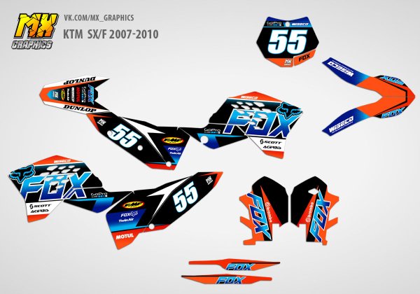 Наклейки KTM EXC 2021