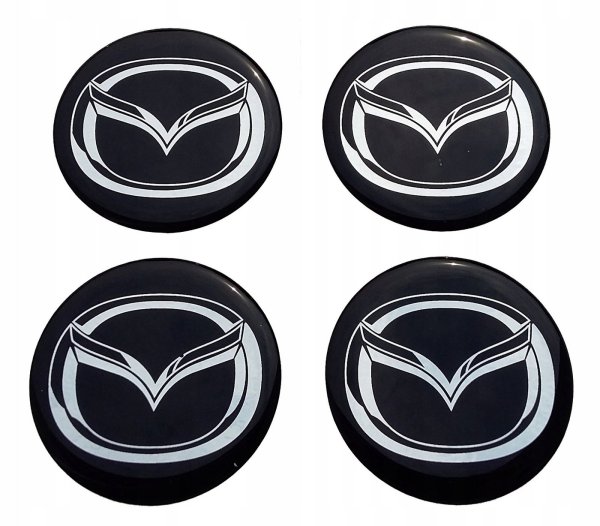 Наклейки на диски с логотипом Мазда