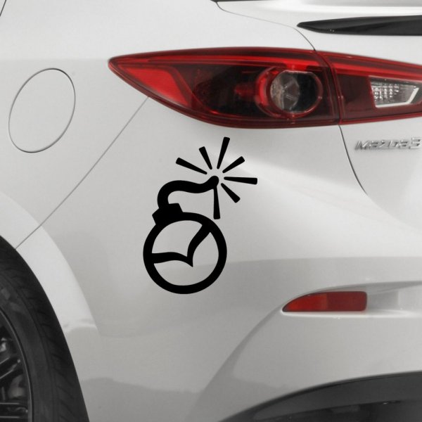 Наклейки на машину Мазда