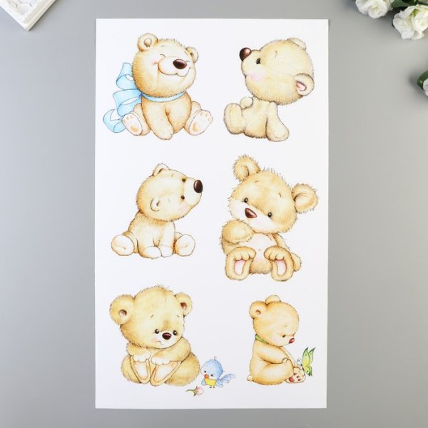 Стикеры мишки