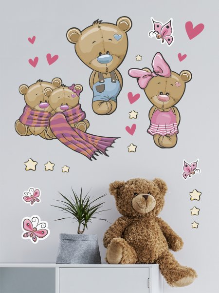 Интерьерные наклейки Медвежонок