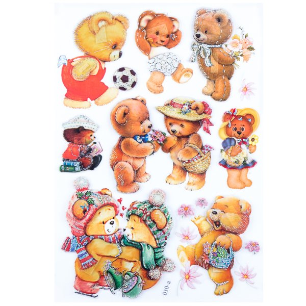 Стикеры мишки