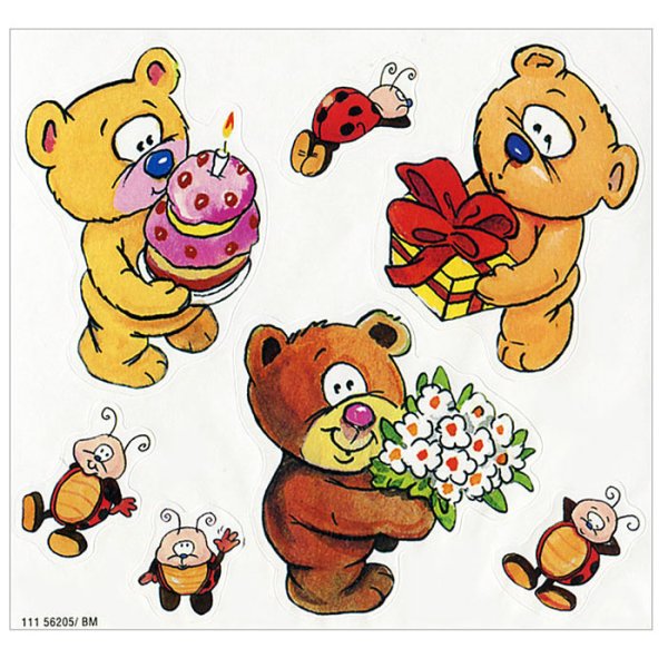 Наклейка - Медвежонок