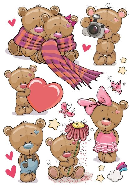 Наклейки "Magic. Медвежата"