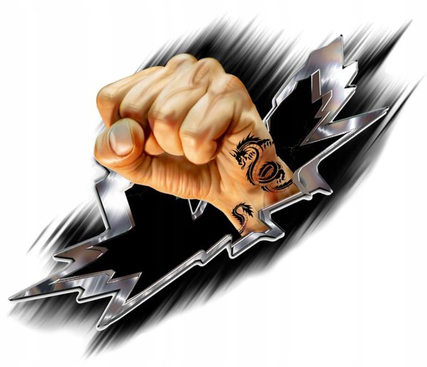 Наклейка рука