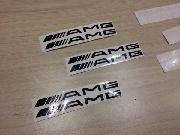Наклейки АМГ на машину