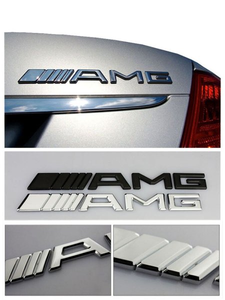 АМГ наклейки боковые w124