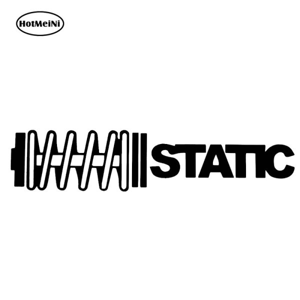 Наклейка на авто "static"