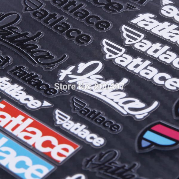 Наклейка на авто "static"