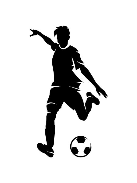 Наклейка футболист