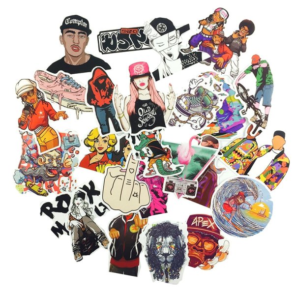 Наклейки про спорт маленькие