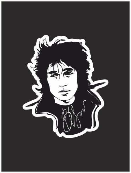 Цой наклейка на машину