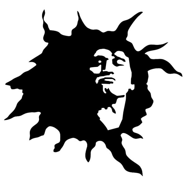 Виктор Цой наклейка на машину