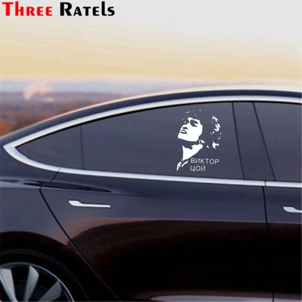 Наклейка на стекло Цой