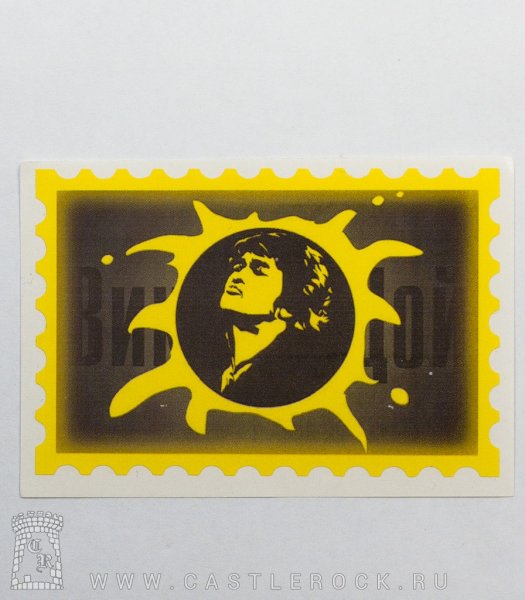 Наклейки на авто Цой