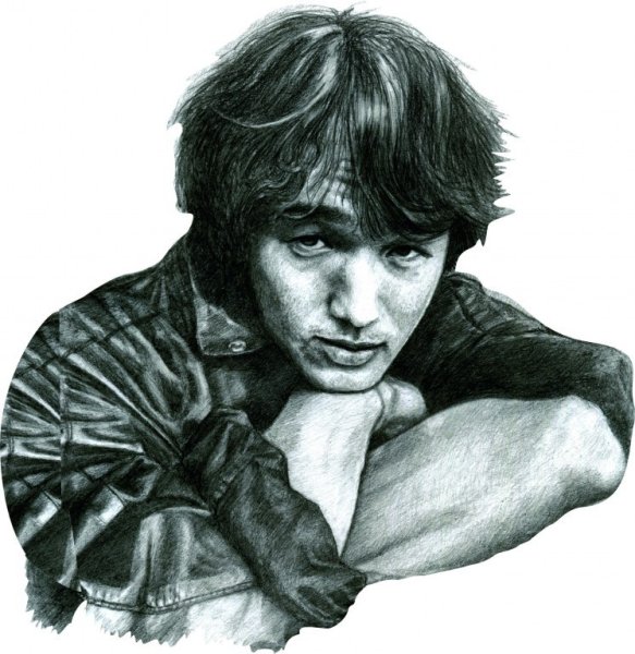 Виктор Цой силуэт