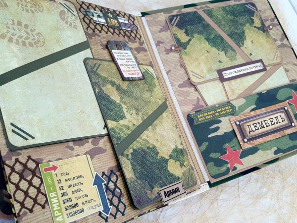 Дембельский альбом Скрапбукинг