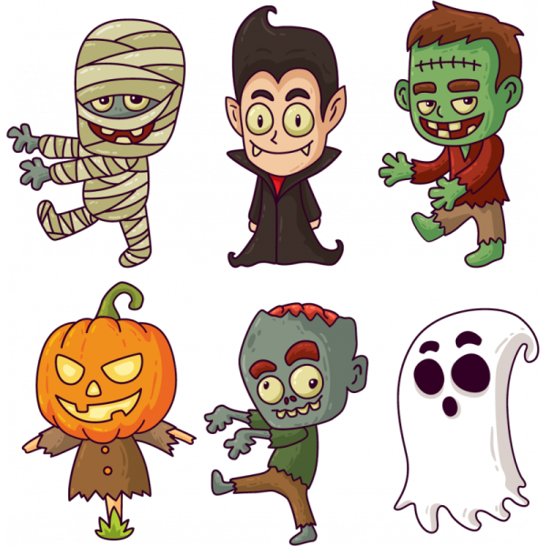 Стикеры Хэллоуин