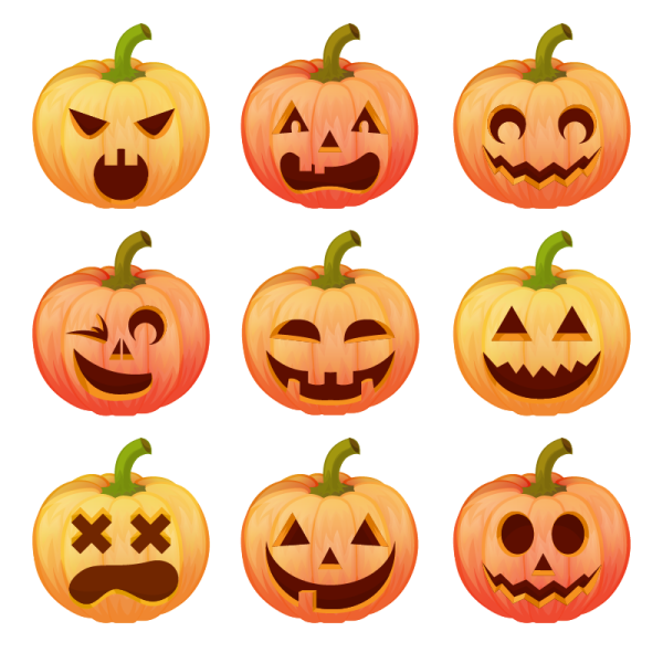 Стикеры для Хэллоуина