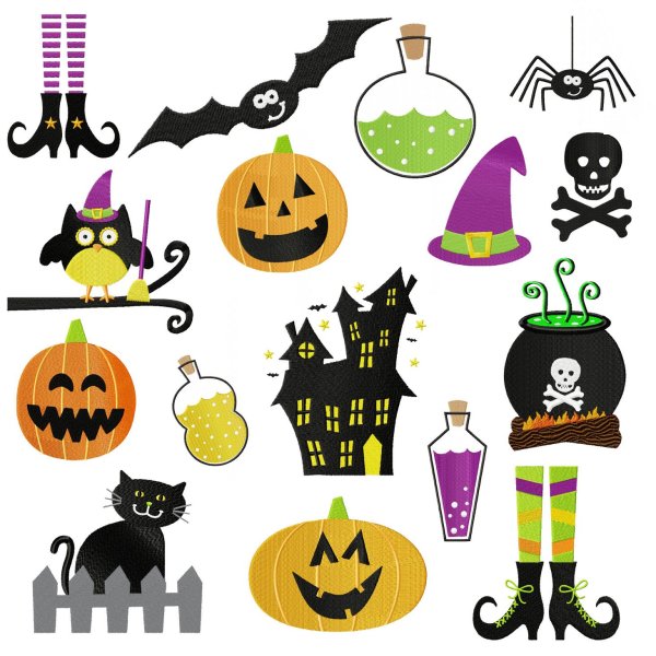 Наклейки к Хэллоуину