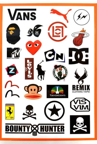Стикеры брендов