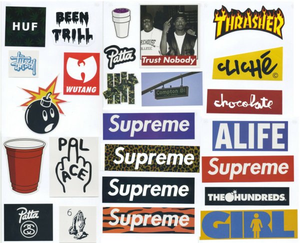 Наклейки спонсоров