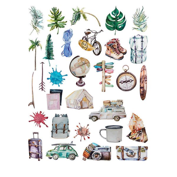 Стикер "путешествие"