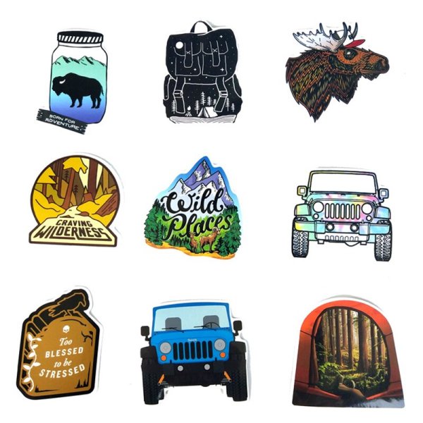 Путешествия (с наклейками)