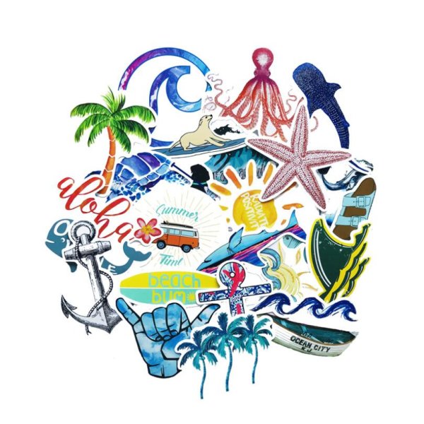 Наклейки путешественника