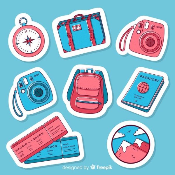 Стикер "путешествие"