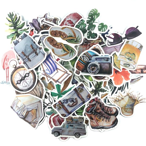 Наклейки путешественника