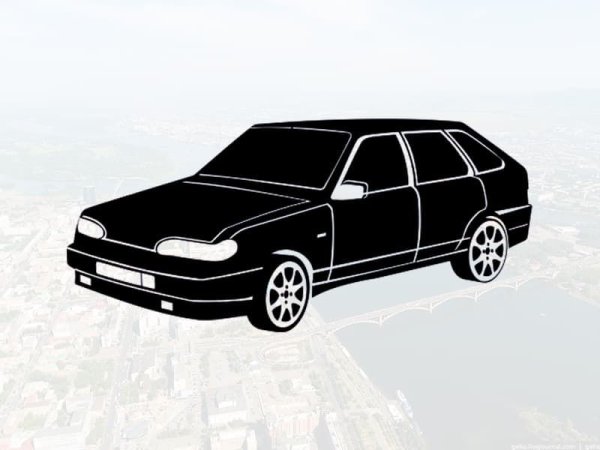 Наклейка Лада Самара