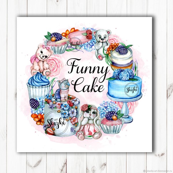 Наклейки для домашней кондитерской