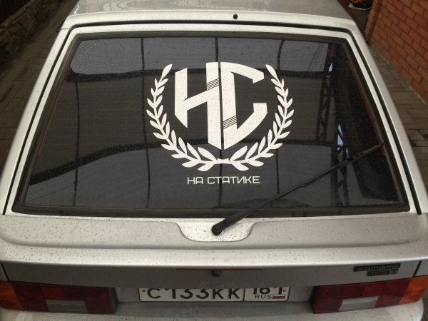 Наклейка на авто пневма