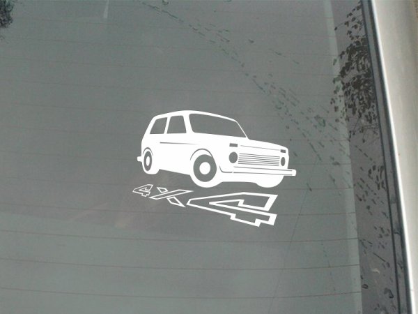 Наклейки на ниву Шевроле 4х4