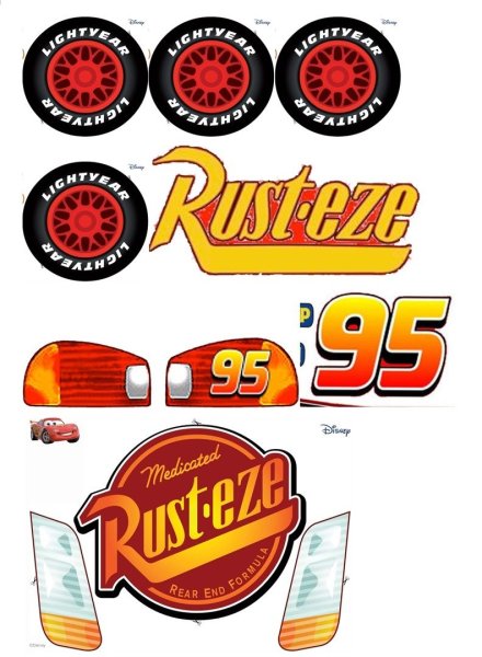 Наклейки Тачки Маквин