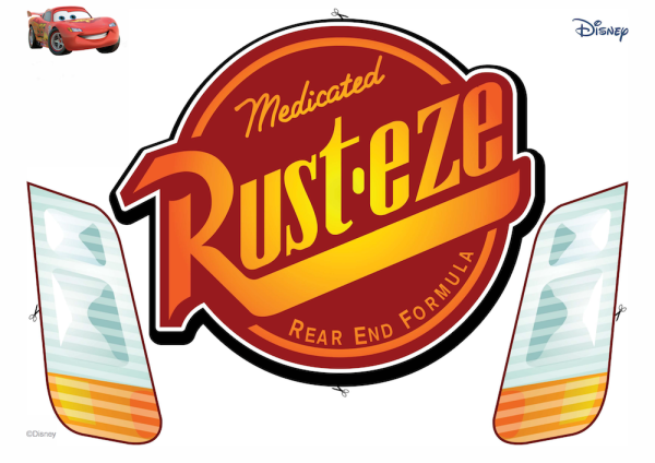 Наклейки молния Маккуин